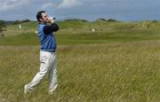 4 June 2005; Mark Campbell, Stackstown, plays from the rough on the 2nd during the East of Ireland Amateur Open Championship 2005. Co. Louth Golf Club, Baltray, Co. Louth. Picture credit; Damien Eagers / SPORTSFILE