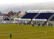7 June 2005; Republic of Ireland manager, Brian Kerr, foreground, during squad training. Torsvollur Stadium, Torshavn, Faroe Islands. Picture credit; David Maher / SPORTSFILE