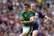 5 June 2005; Nigel Crawford, Meath, in action against Shane Ryan, Dublin. Bank of Ireland Leinster Senior Football Championship, Dublin v Meath, Croke Park, Dublin. Picture credit; David Maher / SPORTSFILE