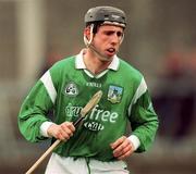 4 April 1999; James Moran of Limerick during the Church and General National Hurling League Division 1A match between Dublin and Limerick at Parnell Park in Dublin. Photo by Ray McManus/Sportsfile