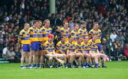 5 June 2005; The Clare team. Guinness Munster Senior Hurling Championship Semi-Final, Clare v Tipperary, Gaelic Grounds, Limerick. Picture credit; Kieran Clancy / SPORTSFILE