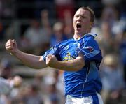 19 June 2005; Jason O'Reilly, Cavan, celebrates after scoring a goal for his team. Bank of Ireland Ulster Senior Football Championship Semi-Final, Tyrone v Cavan, St. Tighernach's Park, Clones, Co. Monaghan. Picture credit; Pat Murphy / SPORTSFILE