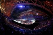 7 February 2014; A general view of the opening ceremony of the Sochi 2014 Winter Olympic Games in the Fisht Arena, Sochi, Russia. Picture credit: William Cherry / SPORTSFILE