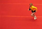 17 June 2005; Kiera Richards, Bayside Gymnastics Club, during her floor routine. Special Olympics Ireland Leinster / Eastern Regional Games 2005, UCD, Belfield, Dublin. Picture credit; Brian Lawless / SPORTSFILE