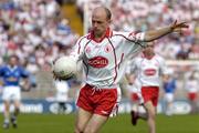 19 June 2005; Peter Canavan, Tyrone. Bank of Ireland Ulster Senior Football Championship Semi-Final, Tyrone v Cavan, St. Tighernach's Park, Clones, Co. Monaghan. Picture credit; Ciara Lyster / SPORTSFILE