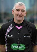 9 February 2014; James Flood, Referee. Tesco HomeGrown Ladies National Football League Division 1, Dublin v Kerry, Parnells GAA Club, Coolock, Dublin. Picture credit: Brendan Moran / SPORTSFILE