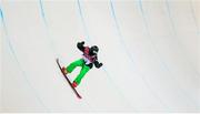 10 February 2014; Team Ireland's Seamus O'Connor in action during a training session ahead of the Men's Half-pipe qualifications tomorrow. Sochi 2014 Winter Olympic Games, Rosa Khutor Extreme Park, Sochi, Russia. Picture credit: William Cherry / SPORTSFILE