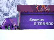 11 February 2014; Team Ireland's Seamus O'Connor before the qualification heat of the Men's Half-pipe competition. Sochi 2014 Winter Olympic Games, Rosa Khutor Extreme Park Sochi, Russia. Picture credit: William Cherry / SPORTSFILE