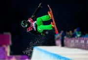 11 February 2014; Team Ireland's Seamus O'Connor in action during his semi-final run of the Men's Half-pipe competition. Sochi 2014 Winter Olympic Games, Rosa Khutor Extreme Park, Sochi, Russia. Picture credit: William Cherry / SPORTSFILE