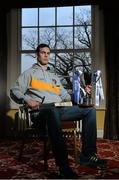 12 February 2014; At the launch of the 2014 Allianz Hurling Leagues in Belfast is Neil McManus, Antrim. Malone House, Barnett Demesne, Belfast, Co. Antrim. Picture credit: David Maher / SPORTSFILE