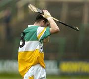 2 July 2005; Offaly 's Michael Cordial pictured after defeat to Clare. Guinness All-Ireland Senior Hurling Championship Qualifier, Round 2, Offaly v Clare, O'Moore Park, Portlaoise, Co. Laois. Picture credit; Damien Eagers / SPORTSFILE
