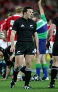 2 July 2005; Aaron Mauger, New Zealand. British and Irish Lions Tour to New Zealand 2005, 2nd Test, New Zealand v British and Irish Lions, Westpac Stadium, Wellington, New Zealand. Picture credit; Brendan Moran / SPORTSFILE