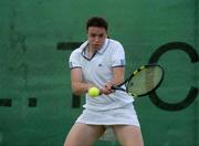 2 July 2005; Anne Marie Hogan in action during the Ladies Final of the SPAR Irish National Tennis Championships. Donnybrook Lawn Tennis Club, Donnybrook, Dublin. Picture credit; Ray McManus / SPORTSFILE
