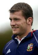 7 July 2005; British and Irish Lions wing Mark Cueto smiles during squad training. British and Irish Lions squad training, Takapuna rugby club, North Shore, Auckland, New Zealand. Picture credit; Brendan Moran / SPORTSFILE