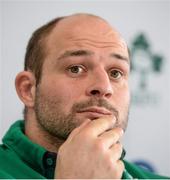 17 February 2014; Ireland's Rory Best during a press conference ahead of their RBS Six Nations Rugby Championship match against England on Saturday. Ireland Rugby Press Conference, Carton House, Maynooth, Co. Kildare. Picture credit: Barry Cregg / SPORTSFILE