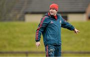 19 February 2014; Munster forwards coach Anthony Foley during squad training ahead of their Celtic League 2013/14, Round 15, match against Ospreys on Sunday. Munster Rugby Squad Training, University of Limerick, Limerick. Picture credit: Diarmuid Greene / SPORTSFILE