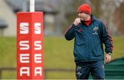 19 February 2014; Munster forwards coach Anthony Foley during squad training ahead of their Celtic League 2013/14, Round 15, match against Ospreys on Sunday. Munster Rugby Squad Training, University of Limerick, Limerick. Picture credit: Diarmuid Greene / SPORTSFILE