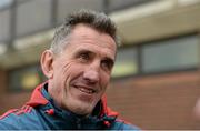 19 February 2014; Munster head coach Rob Penney speaking to the media during a press conference ahead of their Celtic League 2013/14, Round 15, match against Ospreys on Sunday. Munster Rugby Press Conference, University of Limerick, Limerick. Picture credit: Diarmuid Greene / SPORTSFILE