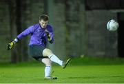 18 February 2014; Seamus Houghton, IT Carlow. UMBRO CUFL Premier Division Final, IT Carlow v University College Dublin, Frank Cooke Park, Tolka Rovers FC, Dublin. Picture credit: Pat Murphy / SPORTSFILE