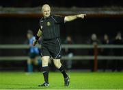 18 February 2014; Richard Glynn, referee. UMBRO CUFL Premier Division Final, IT Carlow v University College Dublin, Frank Cooke Park, Tolka Rovers FC, Dublin. Picture credit: Pat Murphy / SPORTSFILE