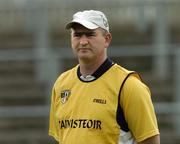 9 July 2005; The Antrim manager Malachy Elliott pictured during the game. Guinness All-Ireland Senior Hurling Championship Qualifier, Round 3, Antrim v Laois, Casement Park, Belfast. Picture credit; Matt Browne / SPORTSFILE