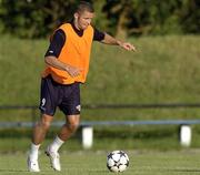 12 July 2005; Striker John O'Flynn in action during squad training. Cork City squad training, Paneveyzs, Lithuania. Picture credit; Brian Lawless / SPORTSFILE