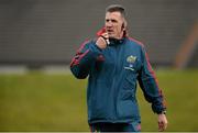 19 February 2014; Munster head coach Rob Penney during squad training ahead of their Celtic League 2013/14, Round 15, match against Ospreys on Sunday. Munster Rugby Squad Training, University of Limerick, Limerick. Picture credit: Diarmuid Greene / SPORTSFILE