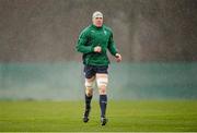 20 February 2014; Ireland's Paul O'Connell during squad training ahead of their RBS Six Nations Rugby Championship match against England on Saturday. Ireland Rugby Squad Training, Carton House, Maynooth, Co. Kildare. Picture credit: Stephen McCarthy / SPORTSFILE