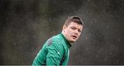 20 February 2014; Ireland's  Brian O'Driscoll during squad training ahead of their RBS Six Nations Rugby Championship match against England on Saturday. Ireland Rugby Squad Training, Carton House, Maynooth, Co. Kildare. Picture credit: Stephen McCarthy / SPORTSFILE