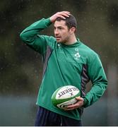 20 February 2014; Ireland's Rob Kearney during squad training ahead of their RBS Six Nations Rugby Championship match against England on Saturday. Ireland Rugby Squad Training, Carton House, Maynooth, Co. Kildare. Picture credit: Stephen McCarthy / SPORTSFILE