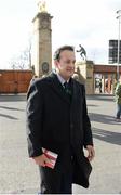 22 February 2014; Leo Varadkar TD, Minister for Transport, Tourism and Sport, arrives at the ground ahead of the game. RBS Six Nations Rugby Championship, England v Ireland, Twickenham Stadium, Twickenham, London, England.