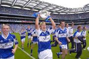 17 July 2005; Patrick Fleming, Laois, celebrates with the cup. Leinster Minor Football Championship Final, Offaly v Laois, Croke Park, Dublin. Picture credit; Brian Lawless / SPORTSFILE
