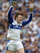 17 July 2005; Darren Maher, Laois, celebrates at the final whistle. Leinster Minor Football Championship Final, Offaly v Laois, Croke Park, Dublin. Picture credit; Brendan Moran / SPORTSFILE