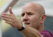 17 July 2005; Paul Doolan, Drogheda United manager during the game. eircom League, Premier Division, Drogheda United v Cork City, United Park, Drogheda, Co. Louth. Picture credit; David Maher / SPORTSFILE