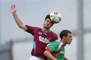 17 July 2005; Malcolm Stuart, Drogheda United, in action against George O'Callaghan , Cork City. eircom League, Premier Division, Drogheda United v Cork City, United Park, Drogheda, Co. Louth. Picture credit; David Maher / SPORTSFILE