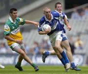 17 July 2005; Shane O'Neill, Laois, in action against Pauric Duffy, Offaly. Leinster Minor Football Championship Final, Offaly v Laois, Croke Park, Dublin. Picture credit; Brian Lawless / SPORTSFILE