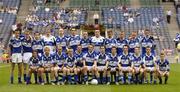 17 July 2005; The Laois minor squad ahead of the Leinster Minor Football Championship Final match between Offaly and Laois at Croke Park in Dublin. Photo by Brendan Moran/Sportsfile
