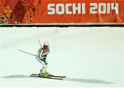 22 February 2014; Team Ireland's Conor Lyne in action during the Men’s Slalom. Sochi 2014 Winter Olympic Games, Rosa Khutor Alpine Centre, Sochi, Russia. Picture credit: William Cherry / SPORTSFILE