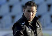 23 February 2014; The Connacht head coach Pat Lam ahead of the game. Celtic League 2013/14 Round 15, Zebre v Connacht, Stadio XXV Aprile, Parma, Italy. Picture credit: Roberto Bregani / SPORTSFILE