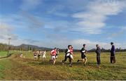 25 February 2014; A general view of competitors in action in the Boys 6000m race during the Aviva Connacht Schools Cross Country Championships. Sligo Race Course, Sligo. Picture credit: Barry Cregg / SPORTSFILE