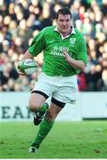 19 February 2000; Anthony Foley, Ireland. Six Nations Rugby International, Ireland v Scotland, Lansdowne Road, Dublin. Picture credit: Matt Browne / SPORTSFILE