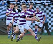 26 February 2014; Tom Monaghan, Clongowes. Beauchamps Leinster Schools Junior Cup, Quarter-Final, Clongowes v Belvedere, Donnybrook Stadium, Donnybrook, Dublin. Picture credit: Matt Browne / SPORTSFILE