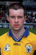 18 April 1999; Danny Scanlon of Clare prior to the Church and General National Hurling League Division 1A match between Dublin and Clare at Parnell Park in Dublin. Photo by Damien Eagers/Sportsfile