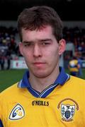 18 April 1999; Lorcan Hassett of Clare prior to the Church and General National Hurling League Division 1A match between Dublin and Clare at Parnell Park in Dublin. Photo by Damien Eagers/Sportsfile