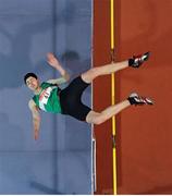 26 February 2014; Jamie Murtagh competes in the men's high jump event during the AIT International Arena Grand Prix. Athlone Institute of Technology International Arena, Athlone, Co. Westmeath. Picture credit: Stephen McCarthy / SPORTSFILE