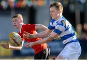 27 February 2014; James Moriarty, Blackrock College. Beauchamps Leinster Schools Junior Cup, Quarter-Final, Blackrock College v CUS, Donnybrook Stadium, Donnybrook, Dublin. Picture credit: Piaras Ó Mídheach / SPORTSFILE