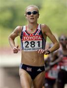 14 August 2005; Paula Radcliffe, Great Britain, in action on her way to victory during the Women's Marathon. 2005 IAAF World Athletic Championships, Helsinki, Finland. Picture credit; Pat Murphy / SPORTSFILE