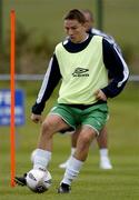 15 August 2005; Matt Holland, Republic of Ireland, in action during squad training. Malahide FC, Gannon Park, Malahide, Dublin. Picture credit; Brendan Moran / SPORTSFILE