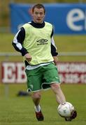 15 August 2005; Alan Quinn, Republic of Ireland, in action during squad training. Malahide FC, Gannon Park, Malahide, Dublin. Picture credit; Brendan Moran / SPORTSFILE