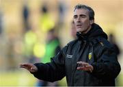 2 March 2014; Jim McGuinness, Donegal manager. Allianz Football League, Division 2, Round 3, Donegal v Monaghan, O'Donnell Park, Letterkenny, Co. Donegal. Picture credit: Oliver McVeigh / SPORTSFILE